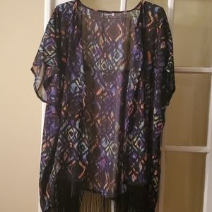 Earthbound Trading Co kimono shawl